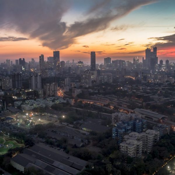 Mumbai at Night Skyline