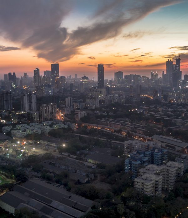 Mumbai at Night Skyline
