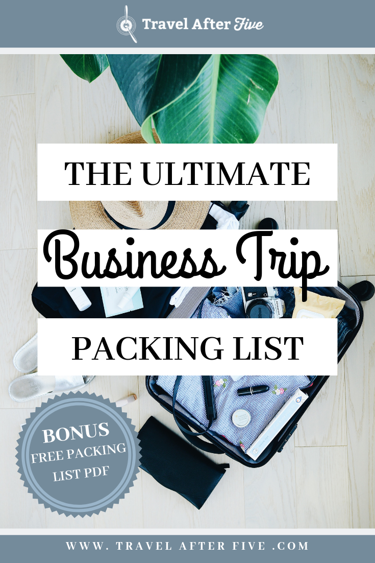 packing tips for work travel