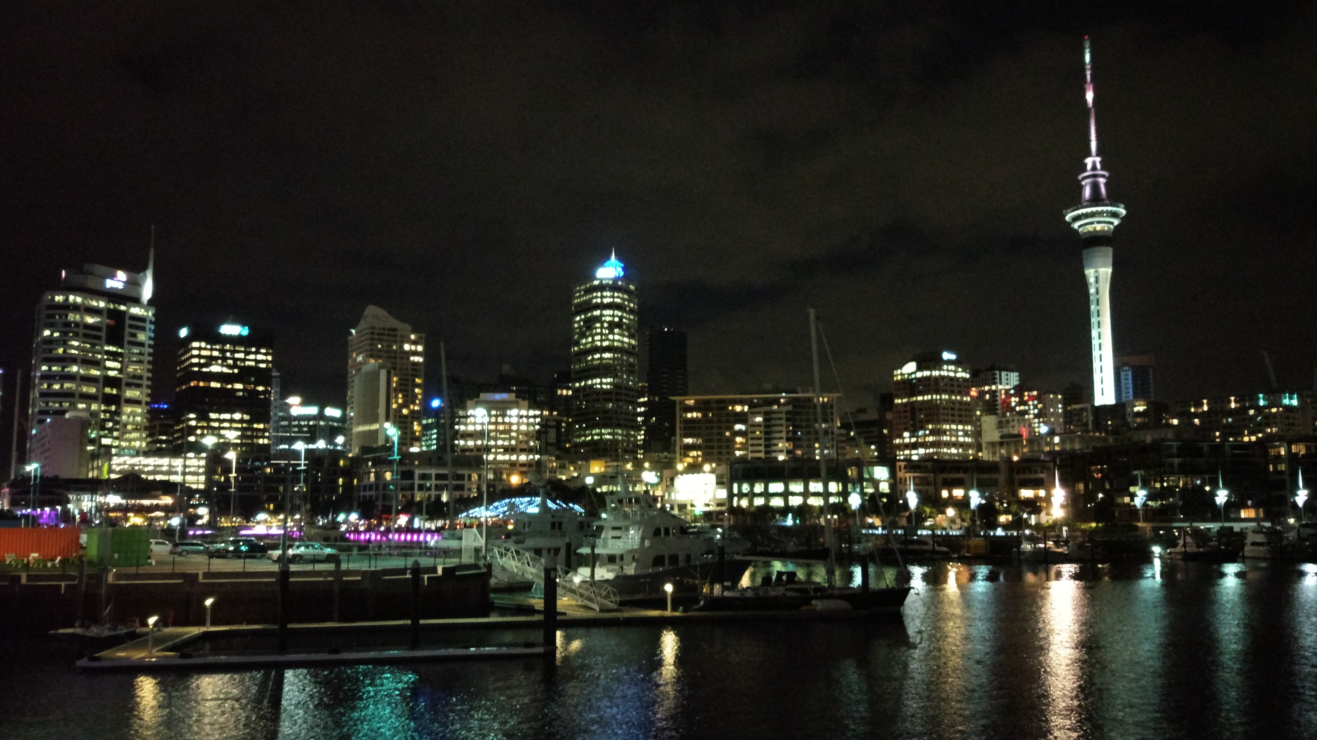 Auckland Skyline Wynyard Quarter