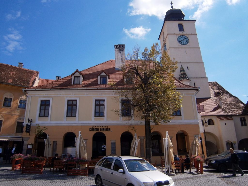a building with a clock tower