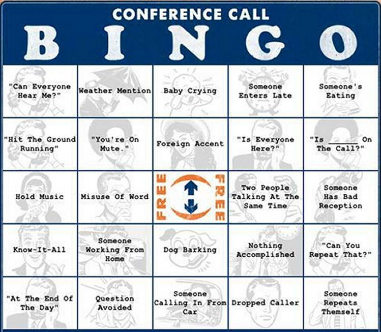 a bingo game with text and images