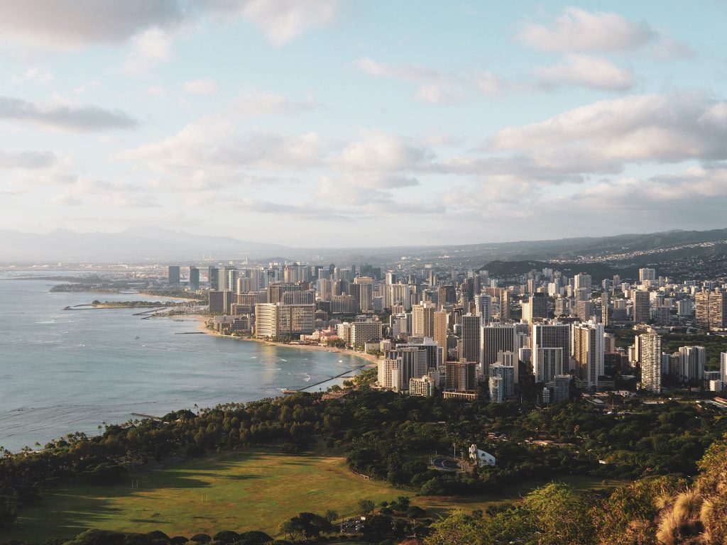 Diamond Head by the water