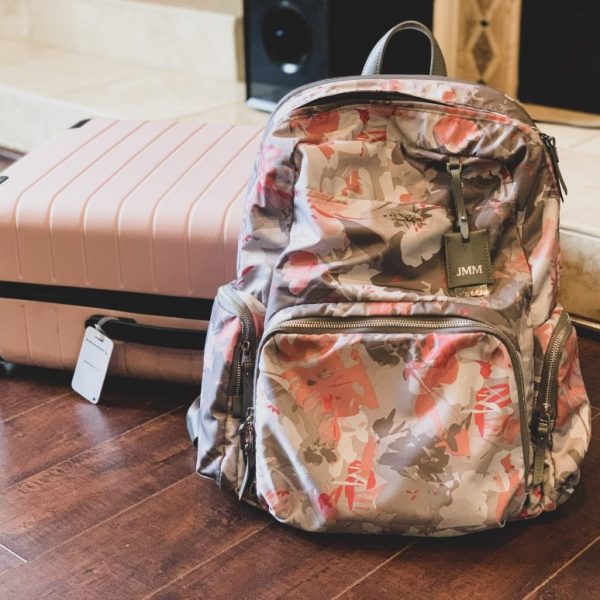 TUMI Calais Voyageur Grey Floral Backpack Review