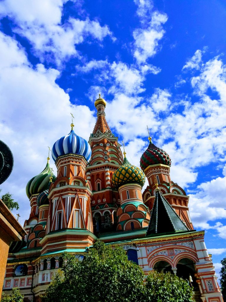 St Basil Cathedral in Moscow Russia