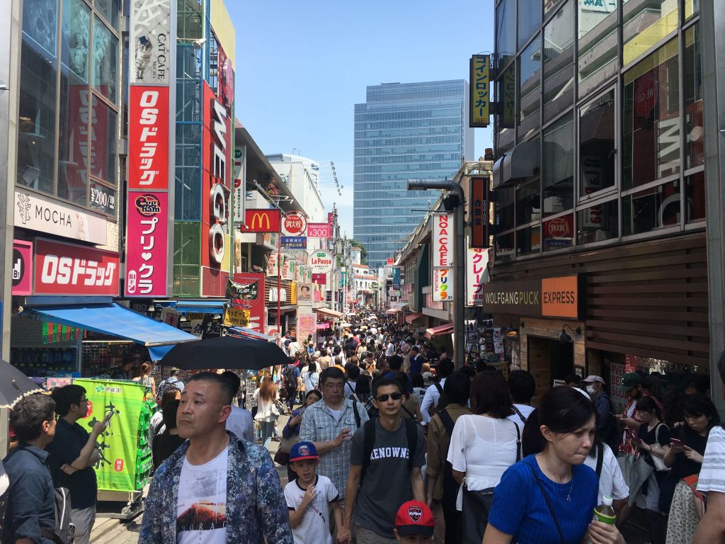 Takeshita Street in Harajuku Tokyo Afternoon