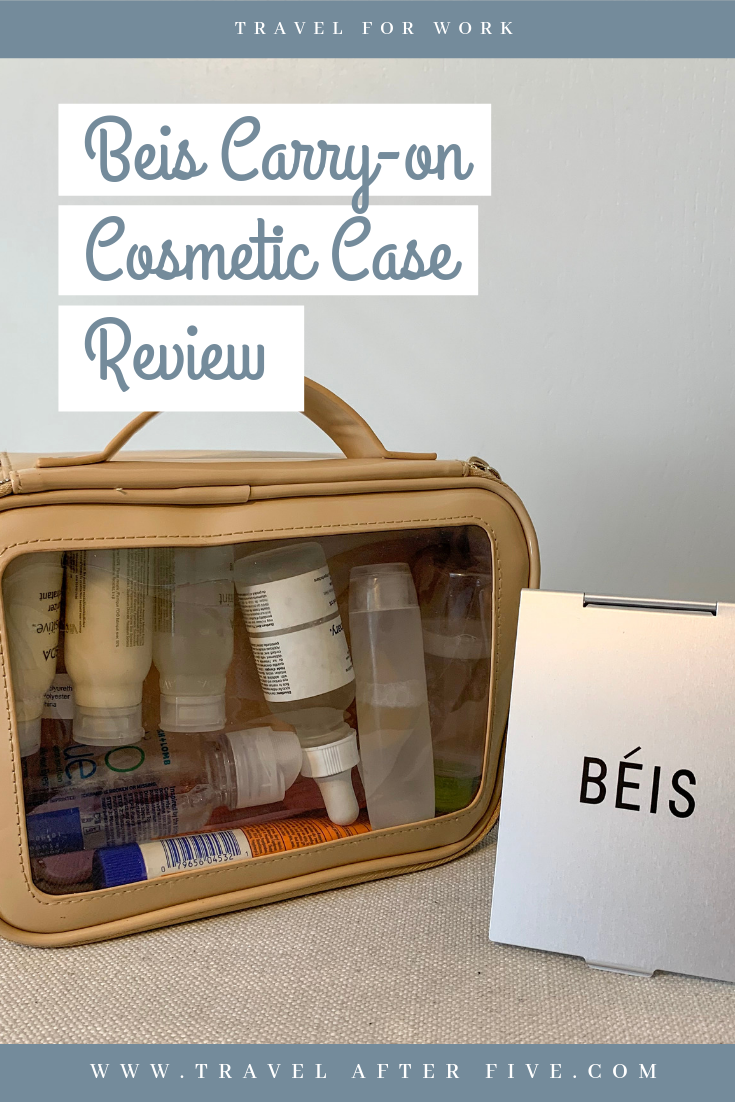 Beis Carry-on Cosmetic Case Review