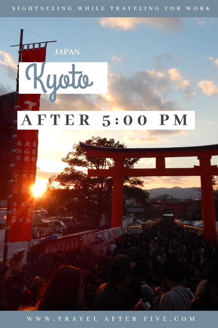 Kyoto, Japan After 5:00 pm