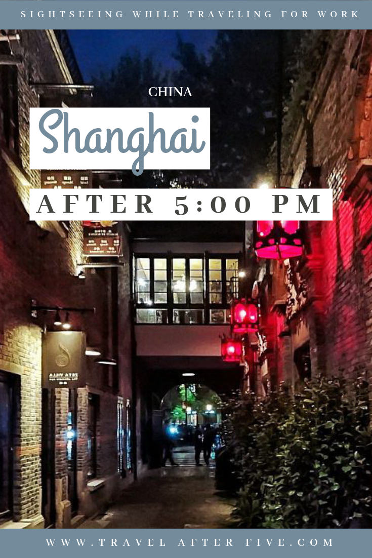 Shanghai, China After 5:00 pm