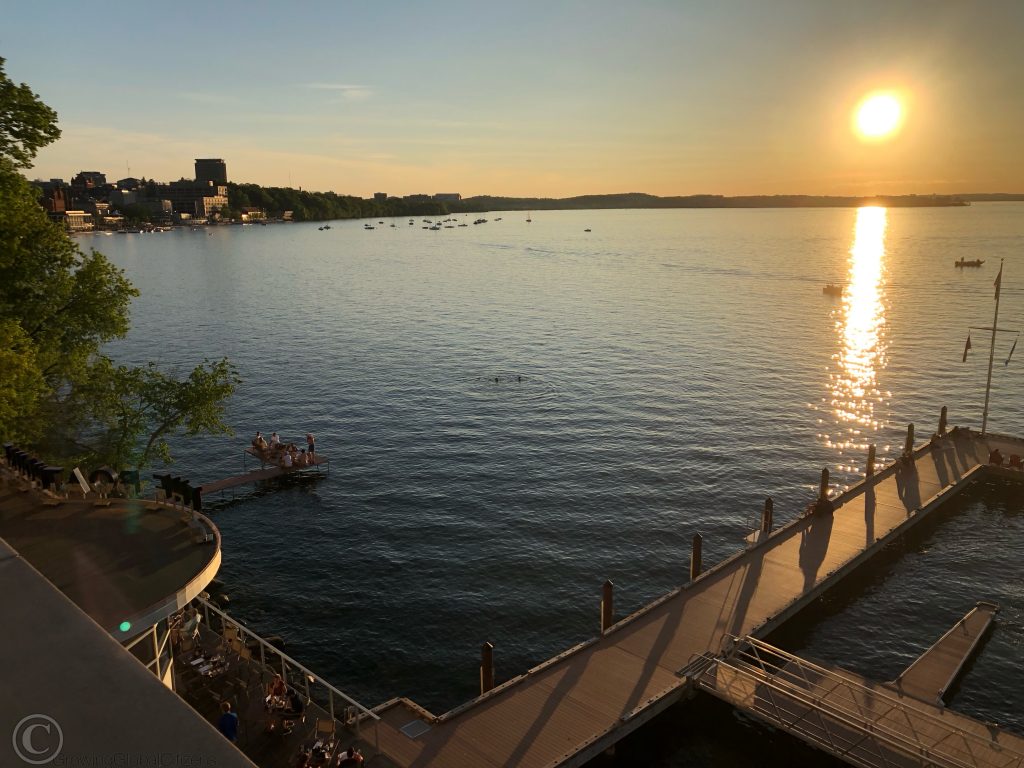 Lake activities near Madison, WI