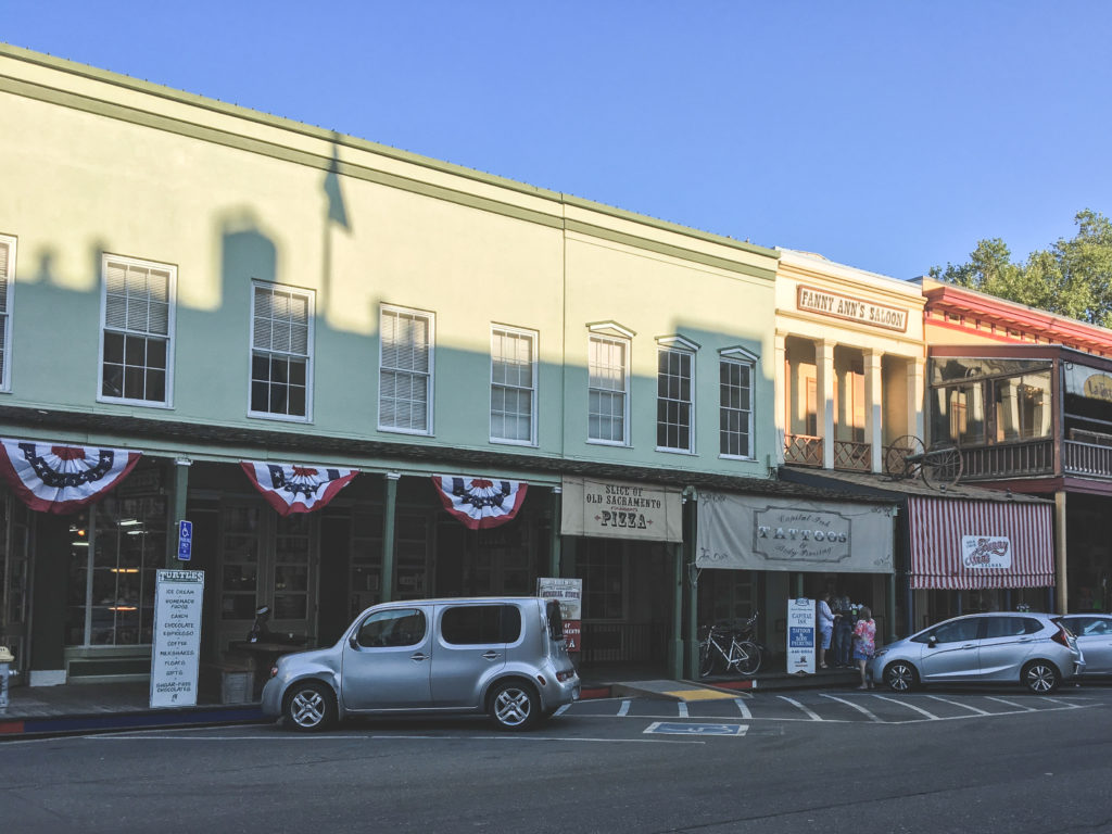 Visit Old Town in Sacramento at Night