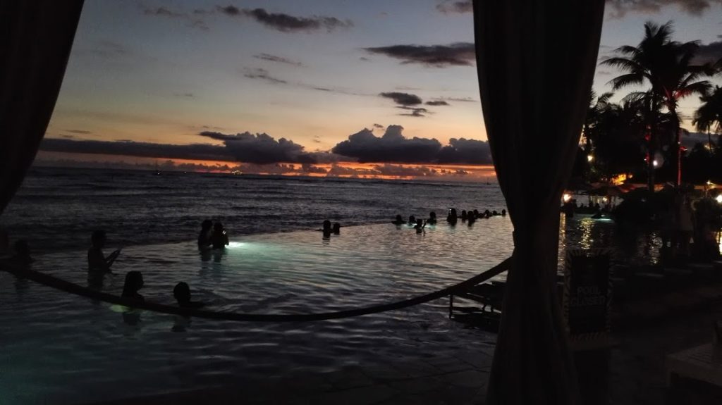 Waikiki Beach at Sunset for Honolulu After Work