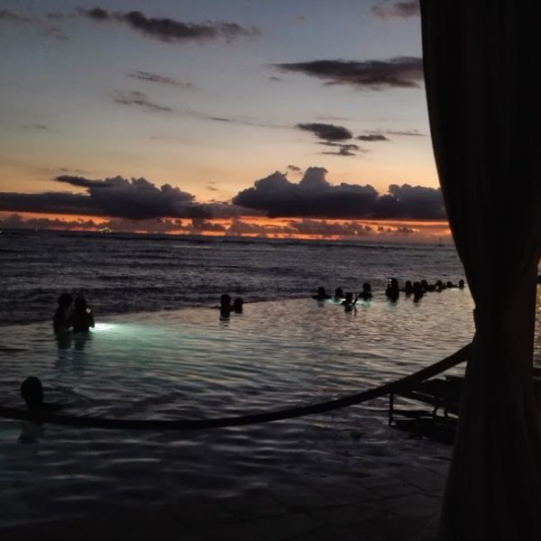 Waikiki Beach at Sunset for Honolulu After Work