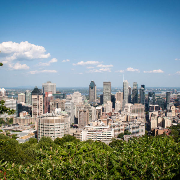 Montreal After 5:00 PM Skyline