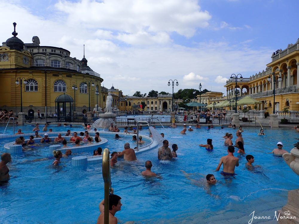 See the Budapest Baths at night