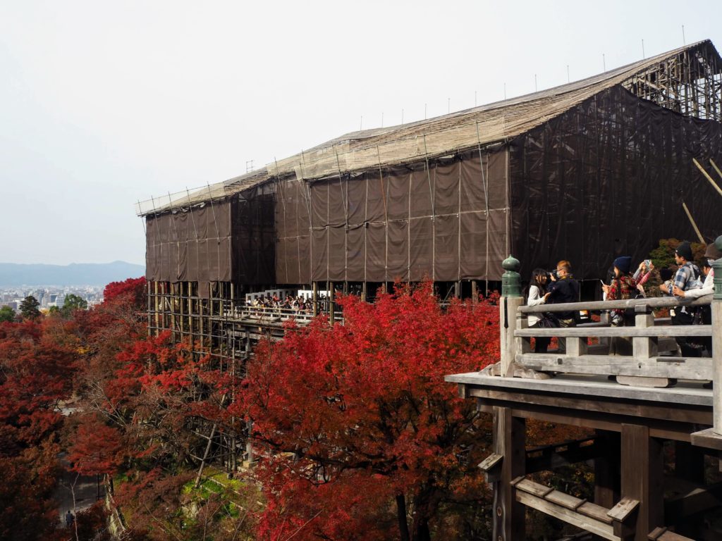 Kiyomizu-dera Temple in Kyoto at Night