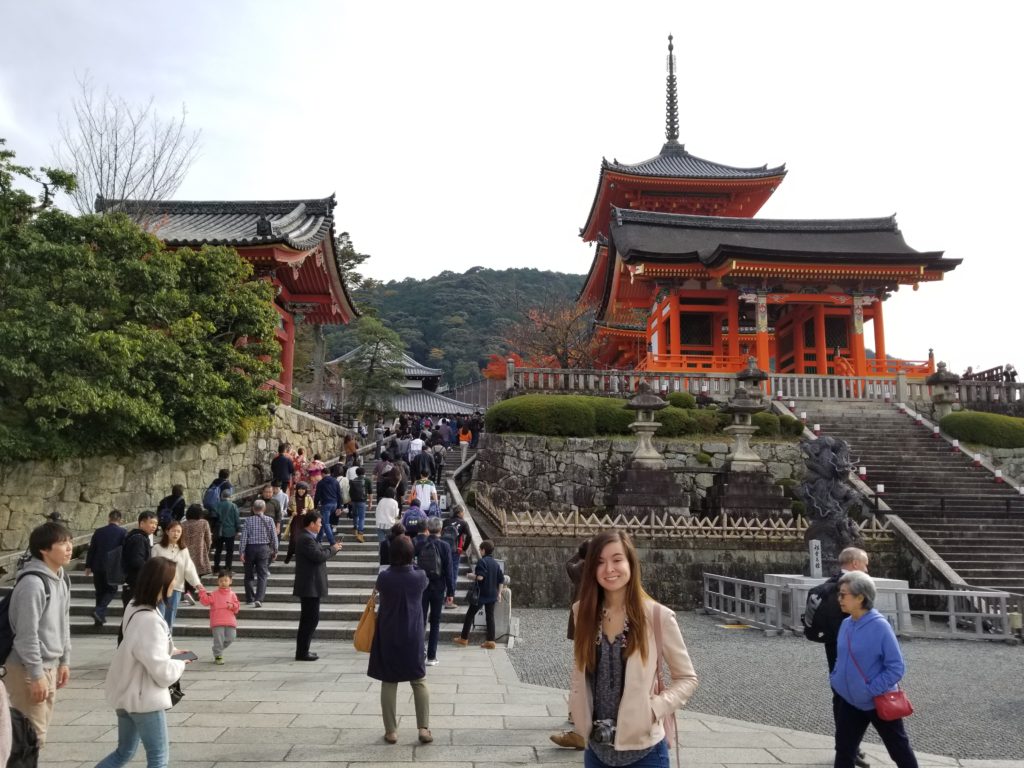 Kiyomizu-dera Temple Kyoto in Afternoon