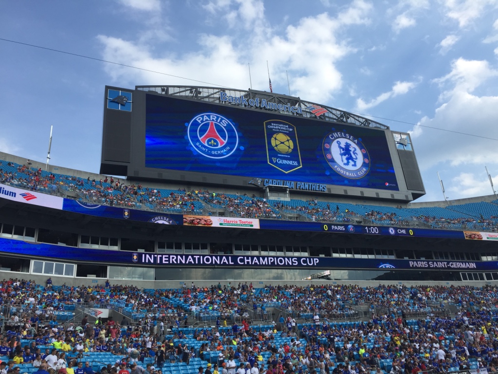 a large crowd of people in a stadium