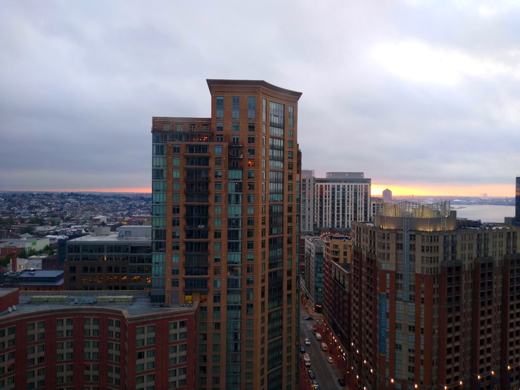 skyline of Baltimore