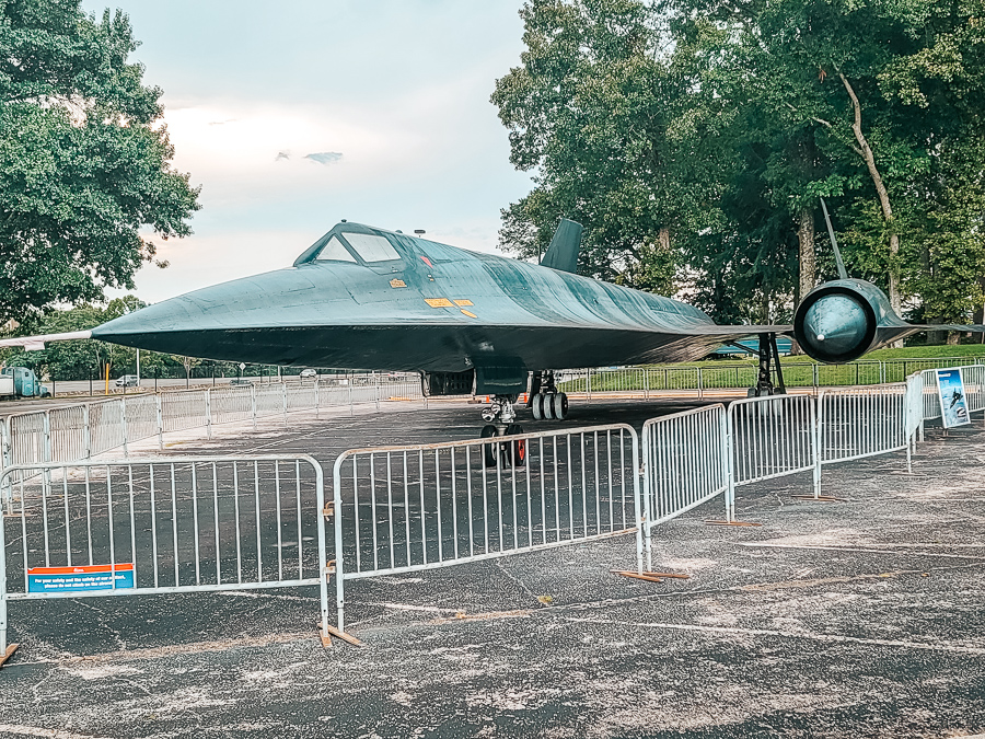 a jet plane on a concrete surface