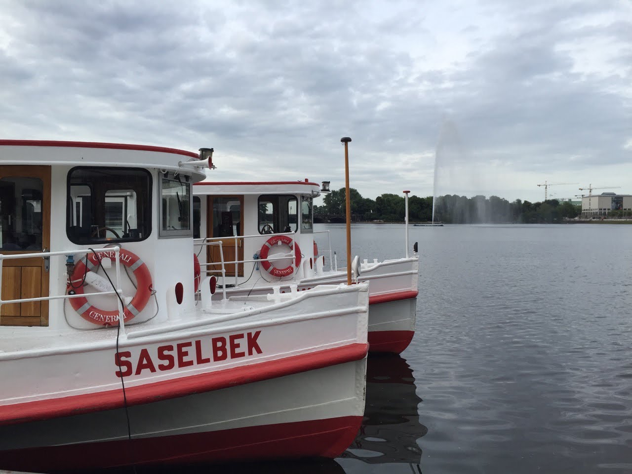 Alster boat tour Hamburg after work