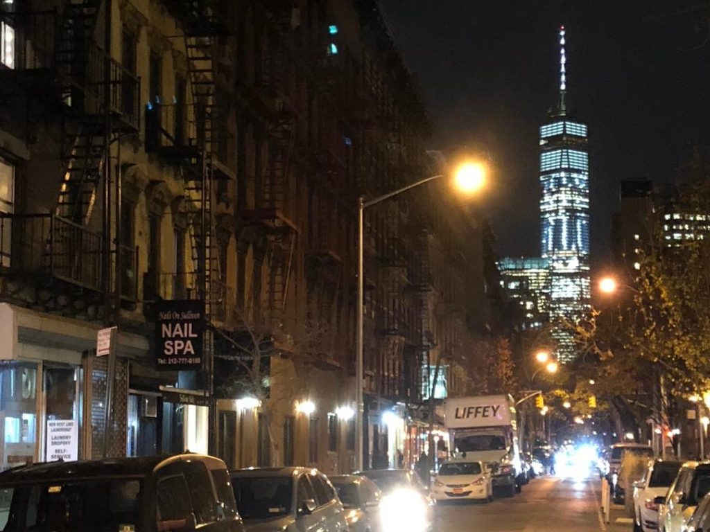 FiDi Night View of World Trade Center