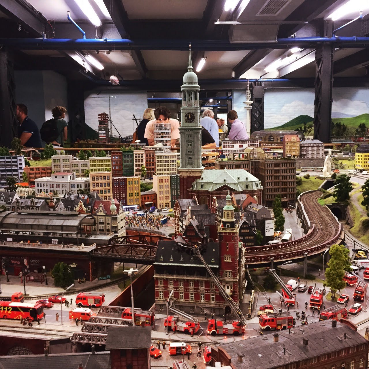 Miniature Wunderland Hamburg after five