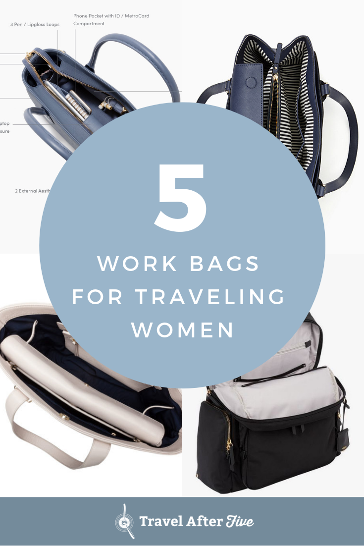 5 Work Bags for Traveling Women