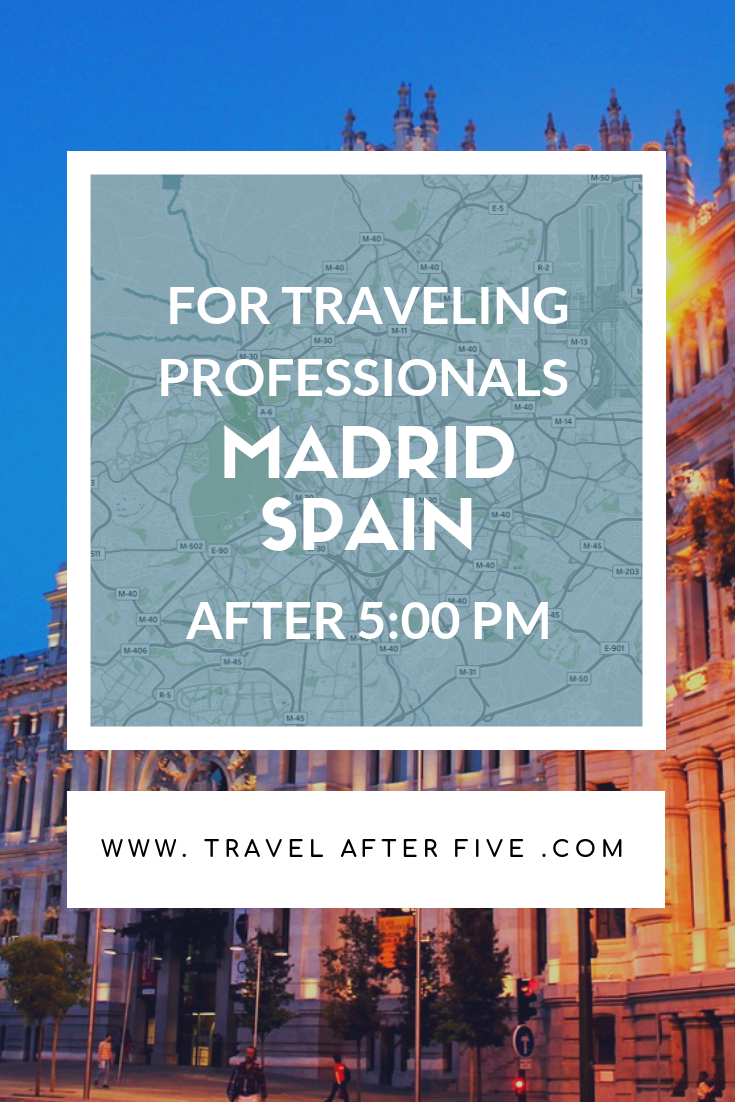Madrid After Five | Activities in Spain for after work